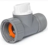 Ф32 Присоединитель с краном внутр/наружн резьба 3/4