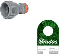 WL-2185 Адаптер д/шланга с наруж. резьбой 3/4 WHITE LINE