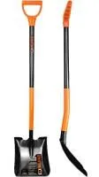 1616 FINLAND Лопата цельнометаллическая совковая с пластиковой ручкой