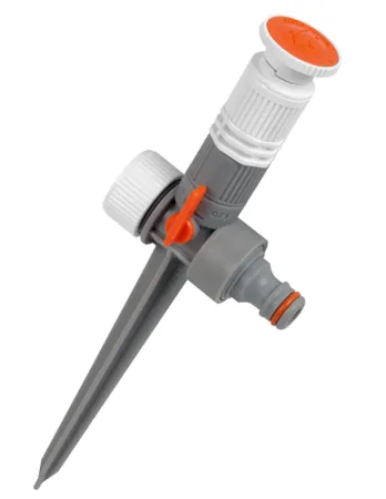 Р53 Разбрызгиватель White Line втыкаемый регул. с краном, пласт.
