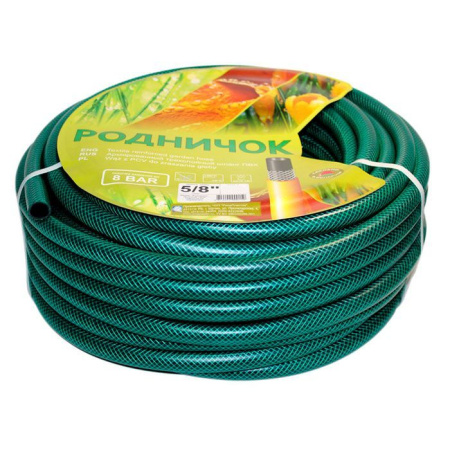Шланг садовый армир. Родничок 3/4 20 м (зелёный прозрачный)